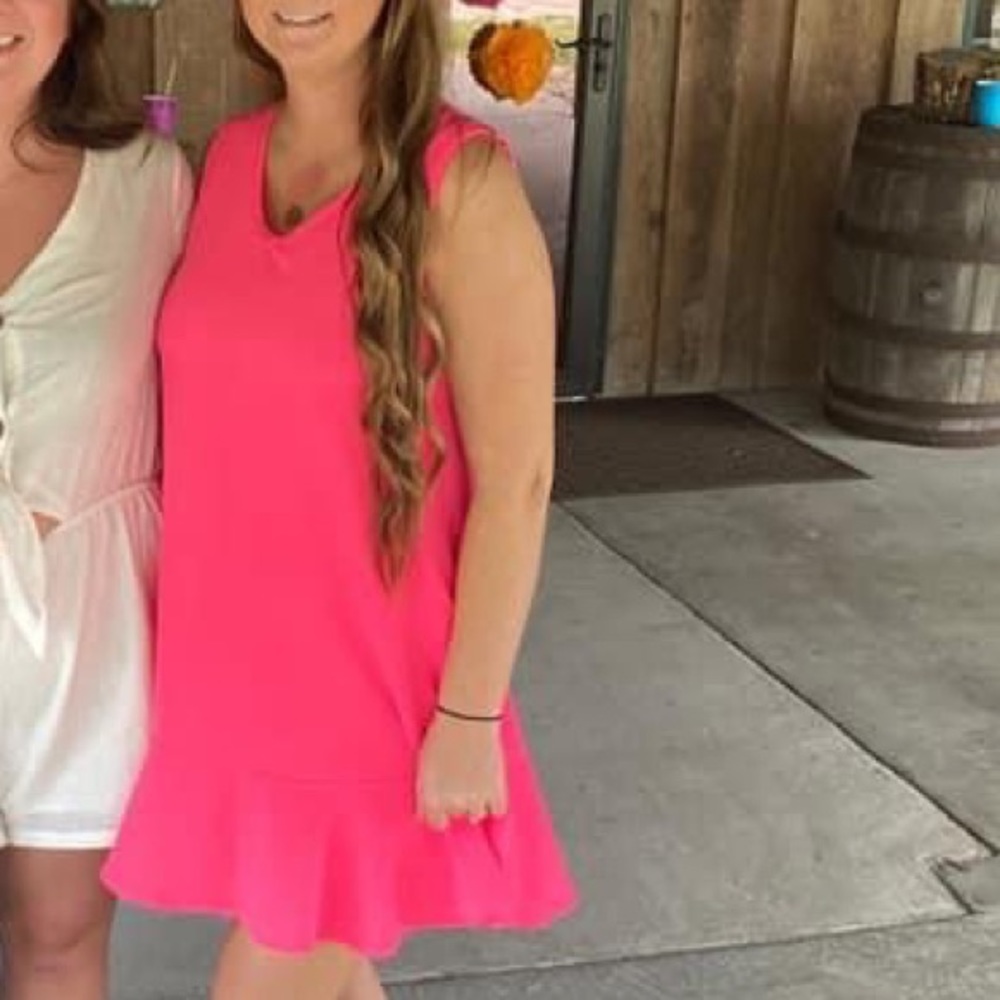 Hot pink dress size M